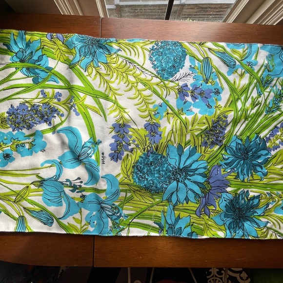 70s Dining Kitchen Linens Table runner cloth - Picture 1 of 6